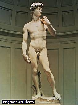 Sculpture of David by Michaelangelo