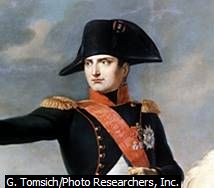 Napolean Bonaparte, emperor of the French